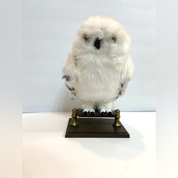 Wizarding World Harry Potter Animated Hedwig Owl Snowy Owl 10” - Picture 1 of 6